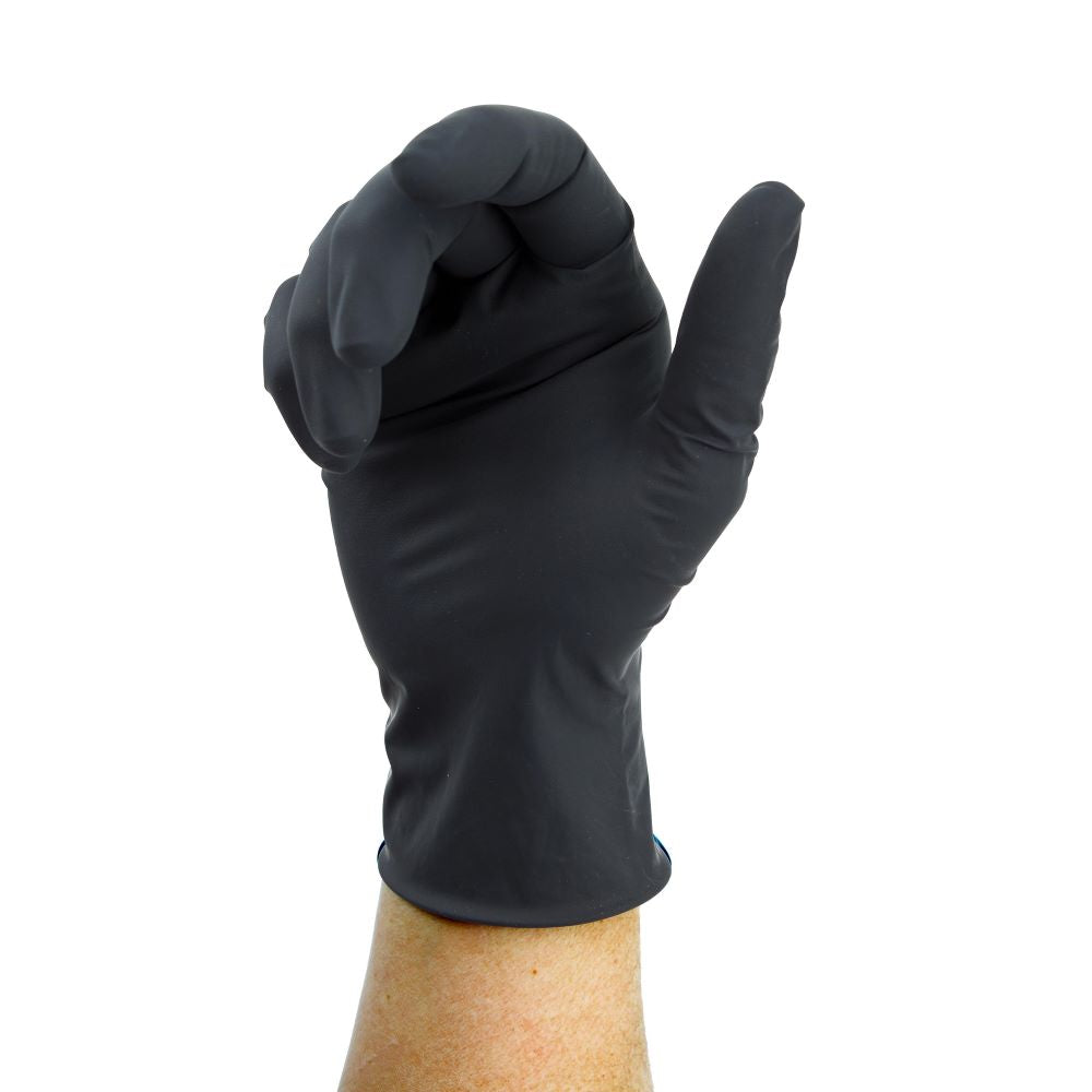 Black Arrow? Latex Exam Gloves- Powder-Free