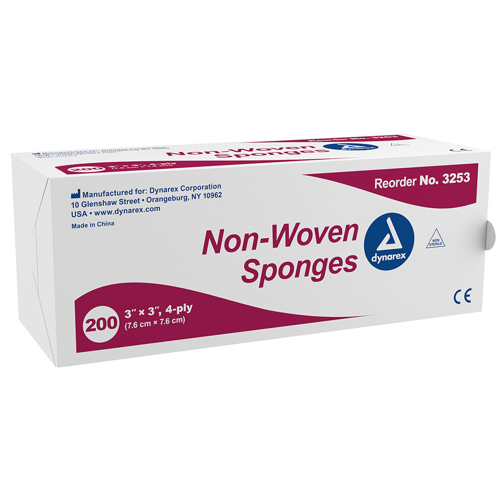 Dynarex Non-Woven Sponges (Sterile & Non-Sterile)