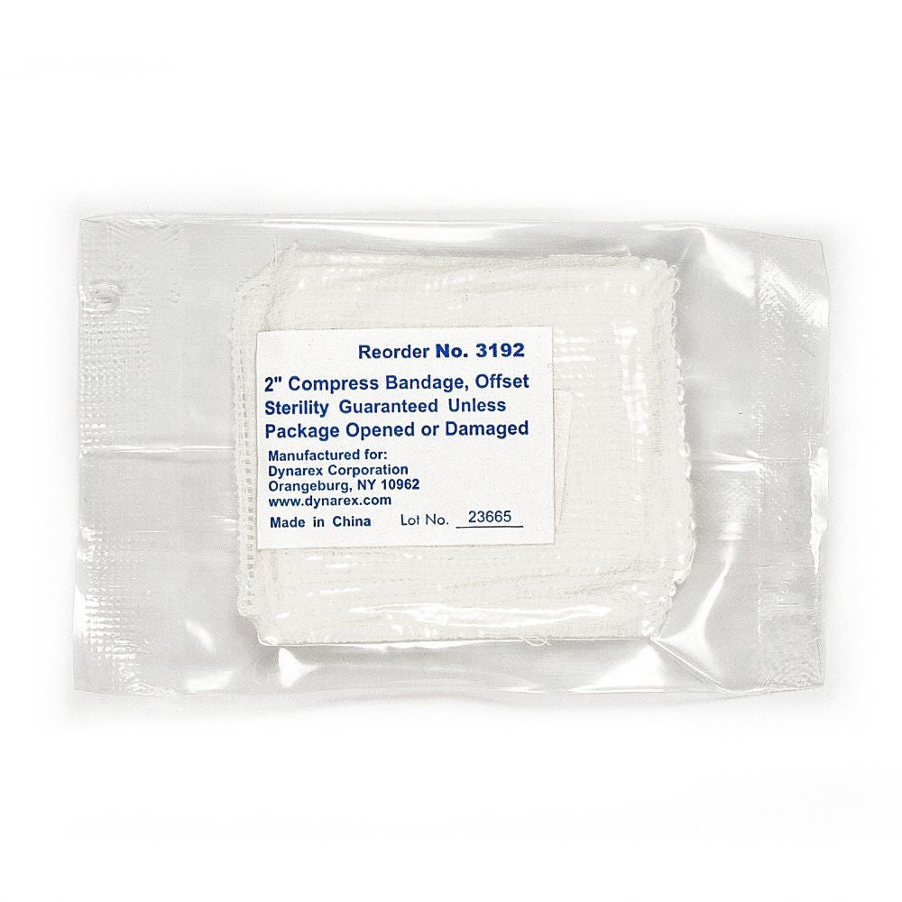 Compressed Krinkle Gauze Bandage - Sterile, 4.5" x 4.1yd