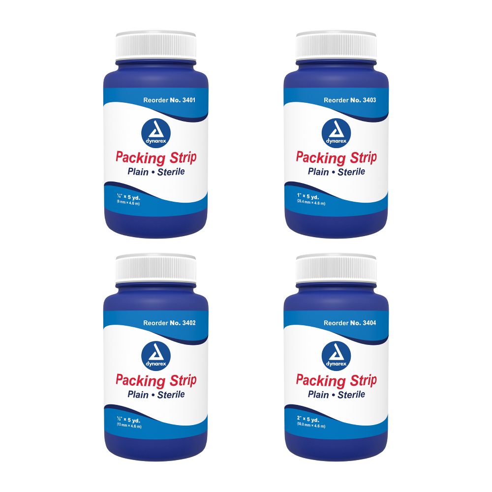 Packing Strips Plain, Sterile