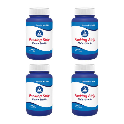 Packing Strips Plain, Sterile Packing Strips Plain, Sterile