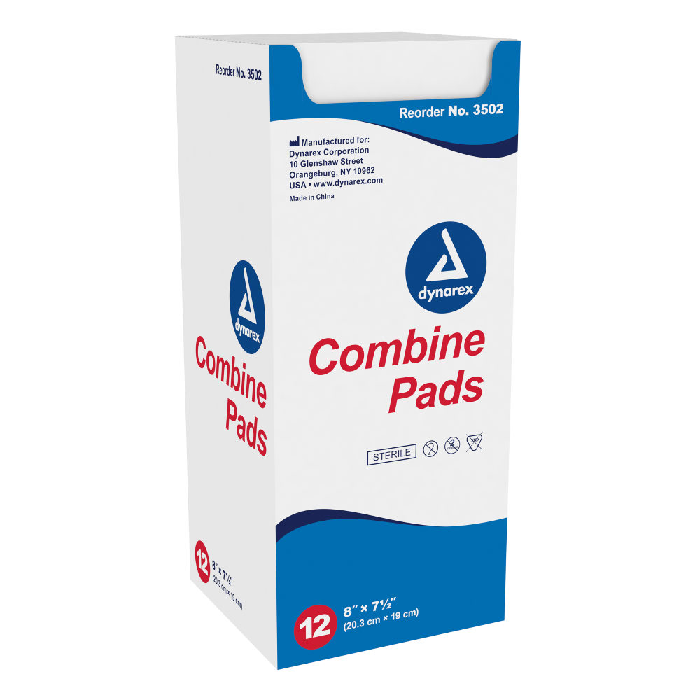 Combine Pads - Non-Sterile - (5ƒ?? x 9ƒ??, 8ƒ?? x 10ƒ??, 8ƒ?? x 7 1/2ƒ??)