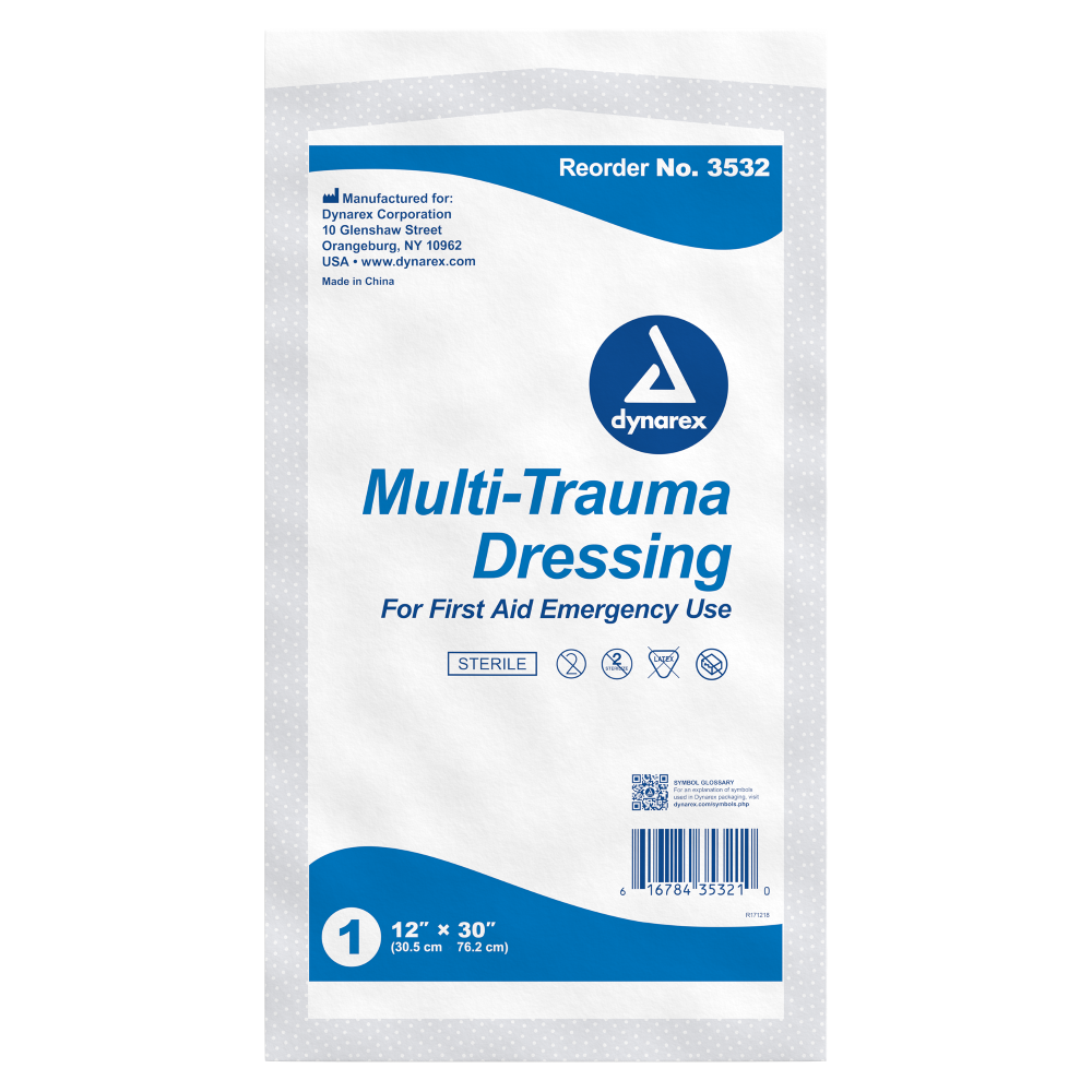 Multi-Trauma Dressing, Sterile - (10" x 30", 12" x 30")