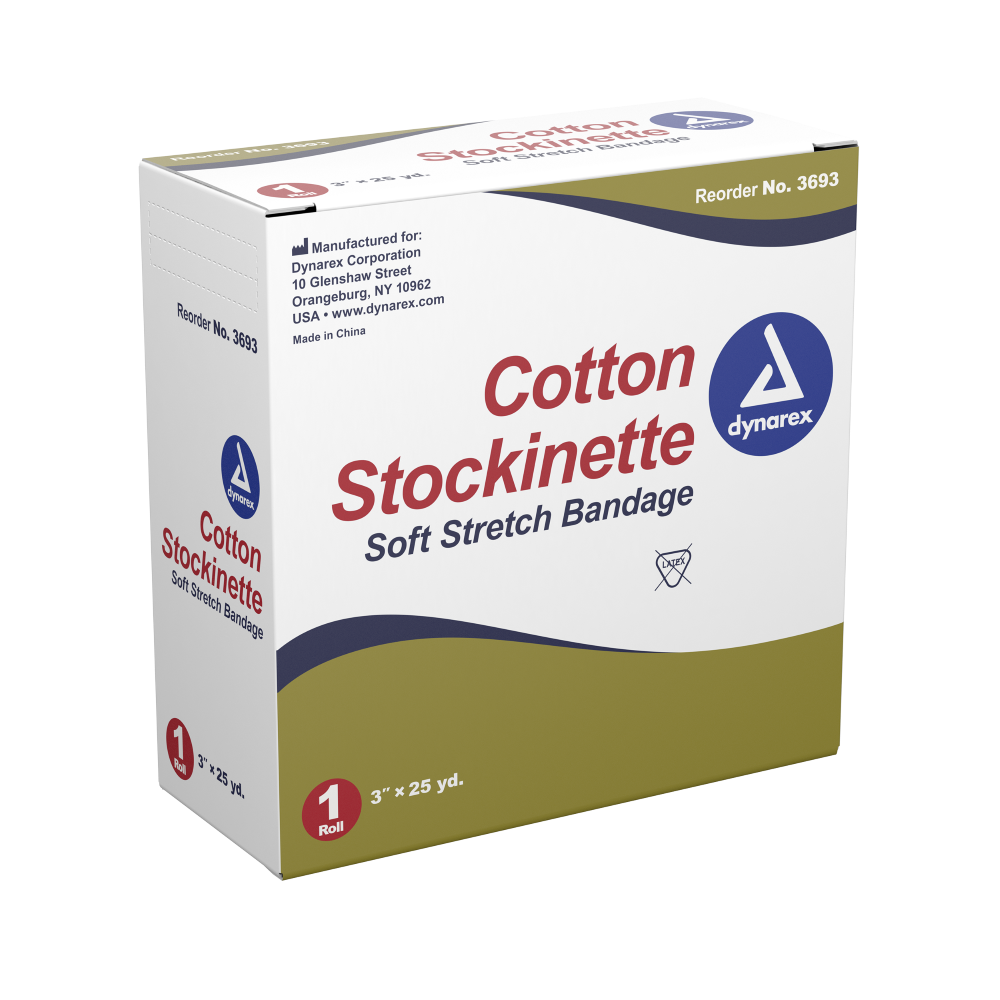 Cotton Stockinette (2", 3", 4", 6") x 25 yds