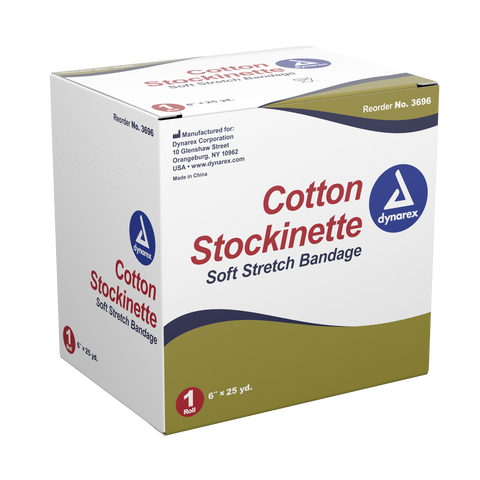 Cotton Stockinette (2", 3", 4", 6") x 25 yds Cotton Stockinette (2", 3", 4", 6") x 25 yds
