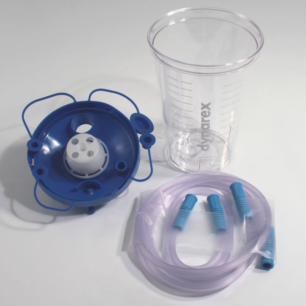 DynaVac EMS Suction Canister 1200cc