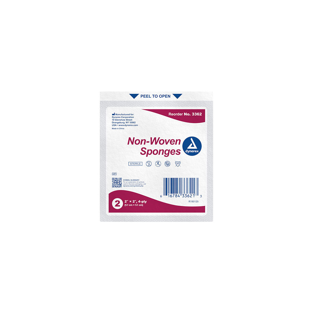 Dynarex Non-Woven Sponges (Sterile & Non-Sterile)