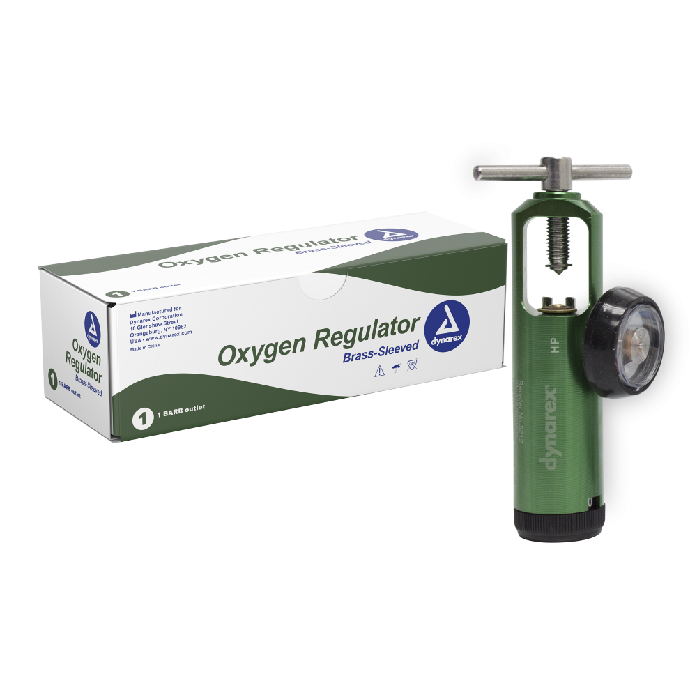 CGA Extended Oxygen Regulator - (0-15, 0-8) LPM