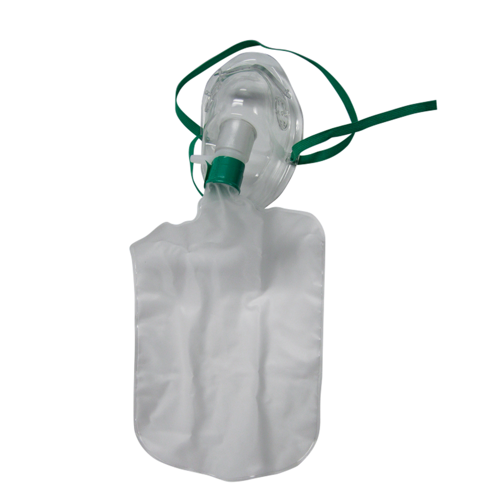 Oxygen Mask Elongated - Adult Medium Concentration, Adult-High Concentration, Pediatric-High Concentration