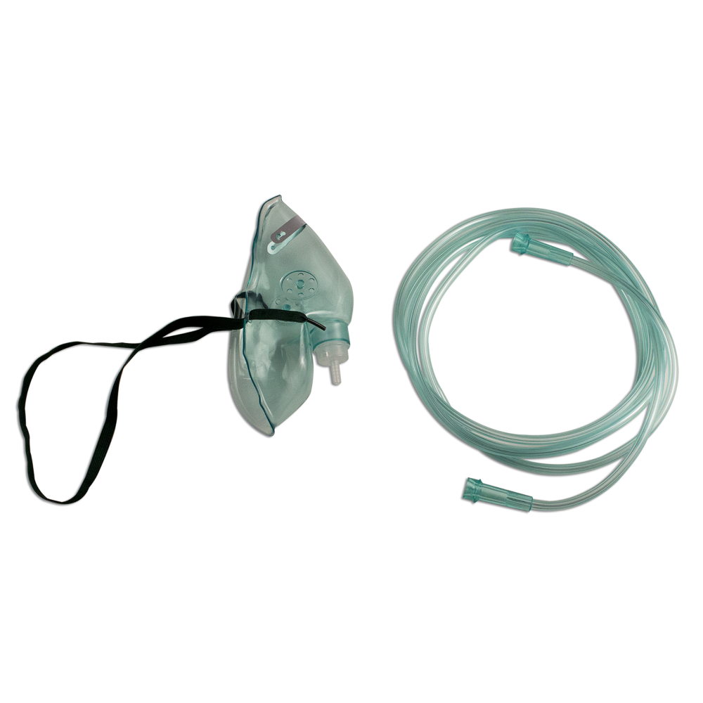 Oxygen Mask Elongated - Adult Medium Concentration, Adult-High Concentration, Pediatric-High Concentration