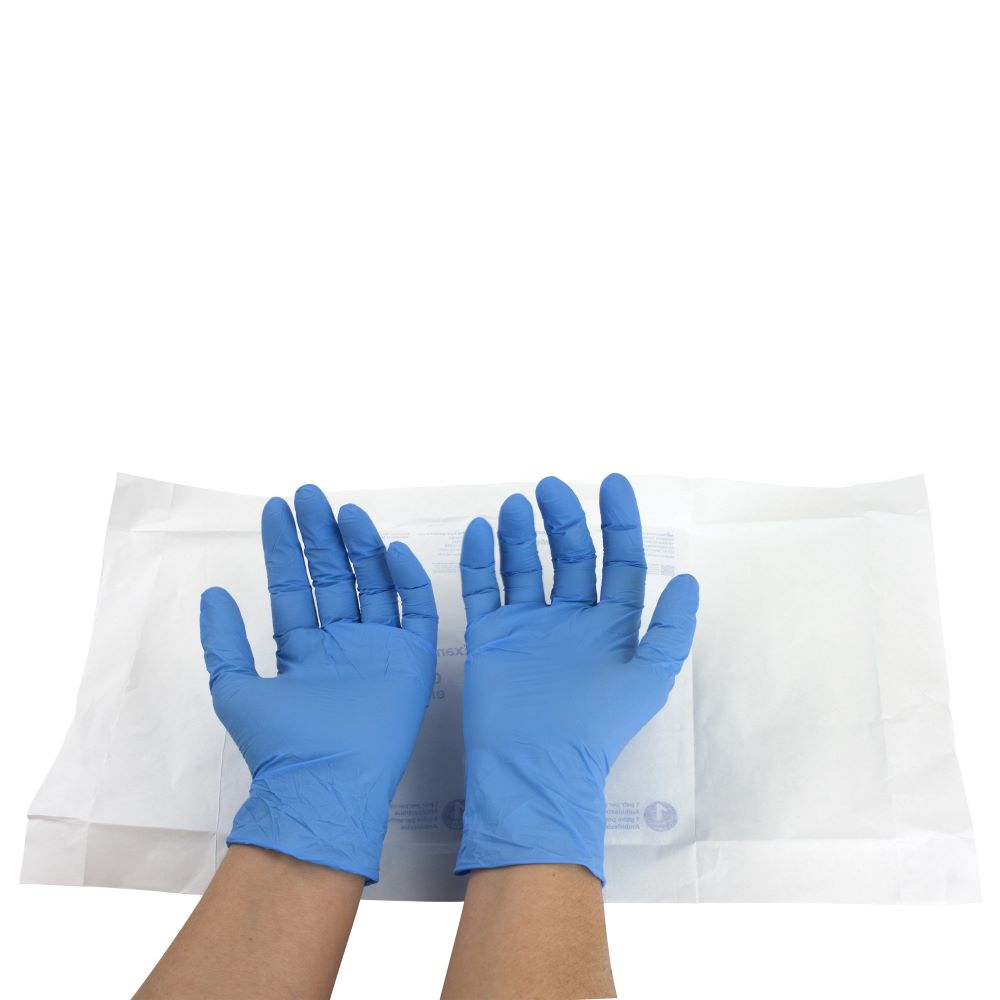 Sterile Nitrile Examination Gloves- Powder Free - Singles, Pairs