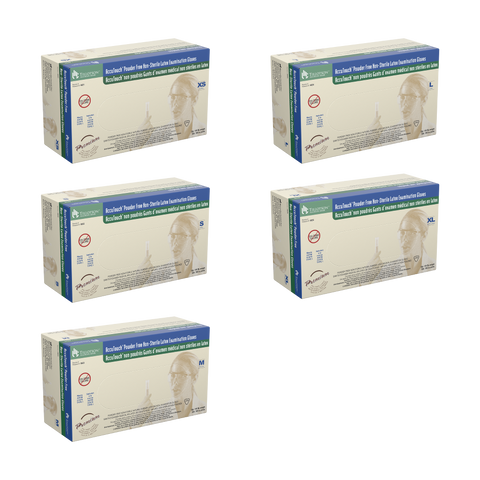 AccuTouch? Latex Exam Gloves, Powder-Free AccuTouch? Latex Exam Gloves, Powder-Free
