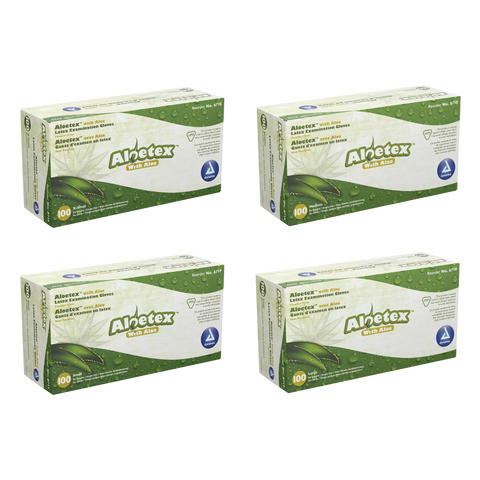 Aloetex? Latex Exam Gloves with Aloe- Powder-Free Aloetex? Latex Exam Gloves with Aloe- Powder-Free