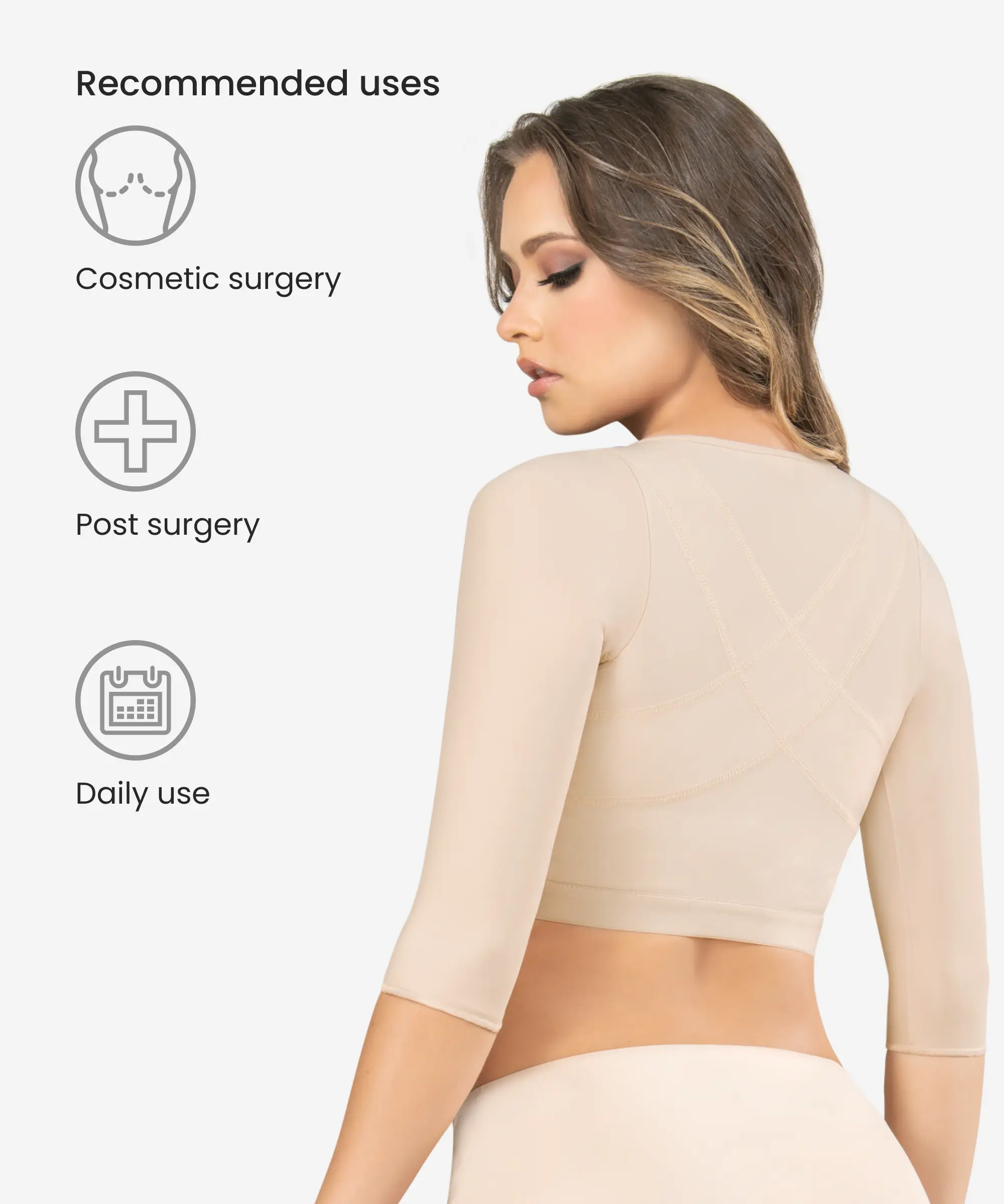 Buy Arms and Bust Shaper Bra With Back Support | Body Shaper | Style 289 |DMG Medical Supply Buy Arms and Bust Shaper Bra With Back Support | Body Shaper | Style 289 |DMG Medical Supply