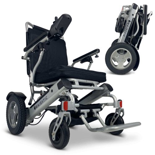 ComfyGO Patriot-11 Foldable Electric Wheelchair (20" Wide Seat)