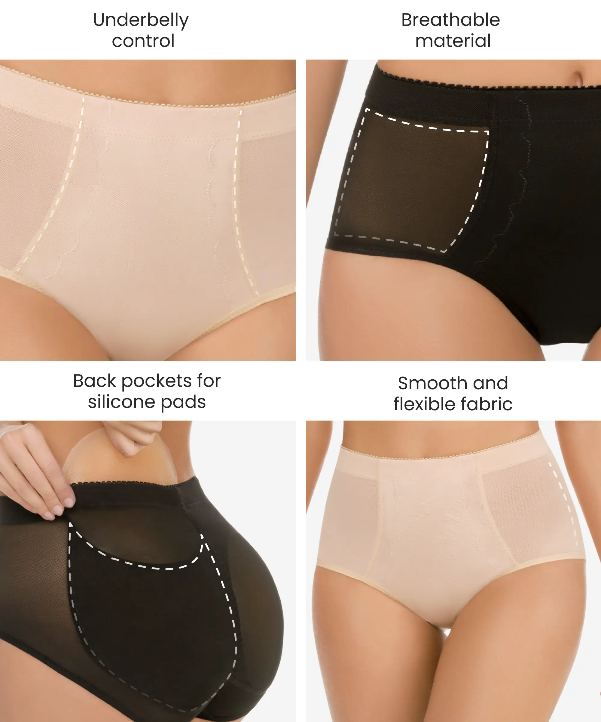 Shop Butt Enhancing Padded Panty With Silicone Pads | Body Shaper | DMG Medical Supply Shop Butt Enhancing Padded Panty With Silicone Pads | Body Shaper | DMG Medical Supply