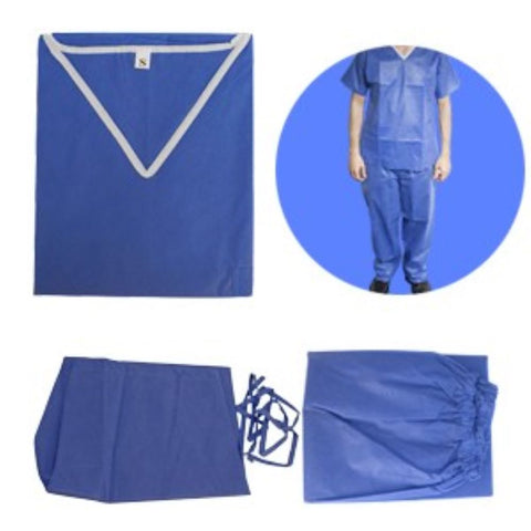 Disposable Scrub Pants, Elastic Waist Disposable Scrub Pants, Elastic Waist