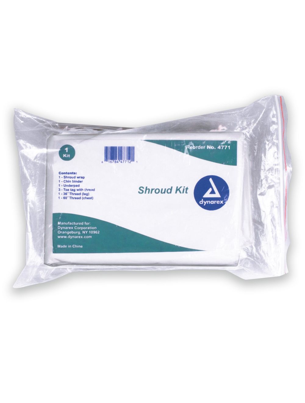 Dynarex Post-Mortem Shroud Kit Dynarex Post-Mortem Shroud Kit