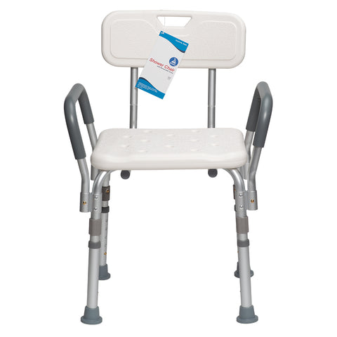 Dynarex Shower Chair with Removable Back and Arms Dynarex Shower Chair with Removable Back and Arms