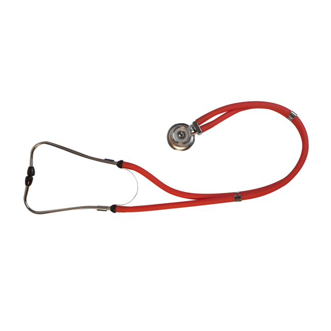 Dynarex Sprague Rappaport Stethoscopes - Red