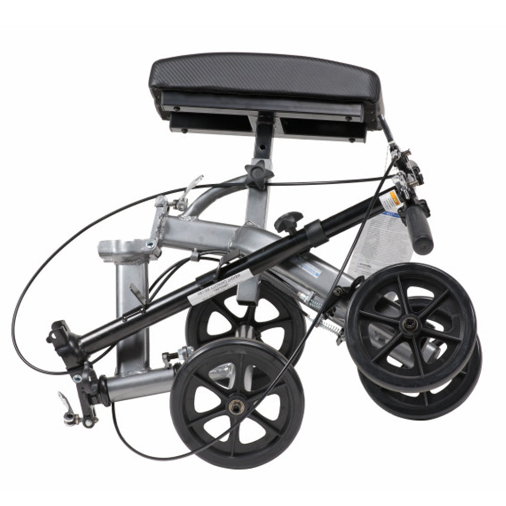 Steerable Knee Walker with Basket - Compact, Hammer Tone, 1pc Per cs - 1