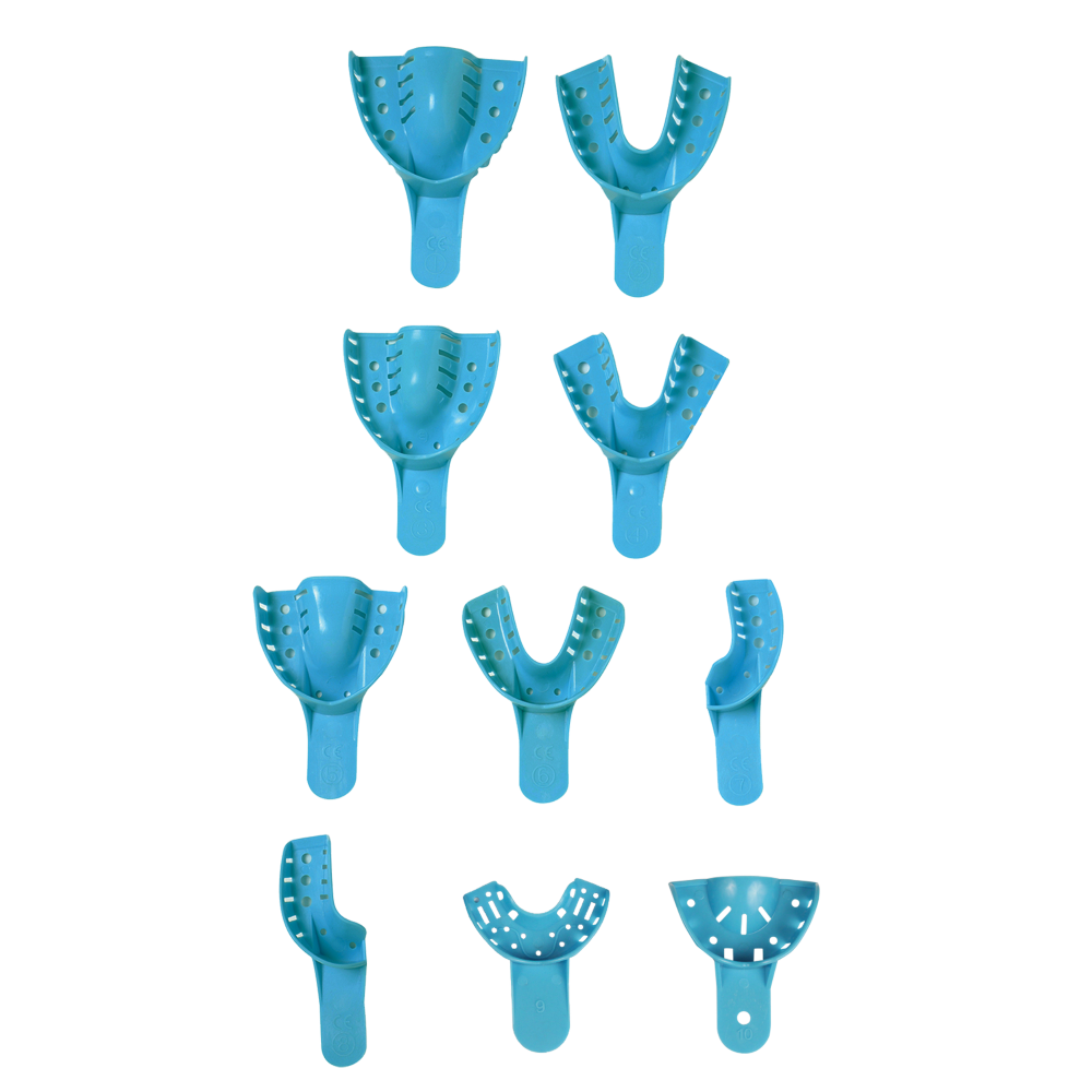 Dental Impression Trays in small, medium, and large sizes
