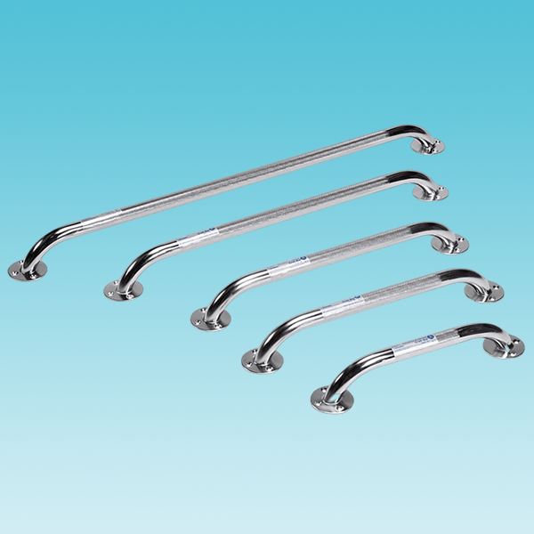 Chrome Knurled Grab Bar
