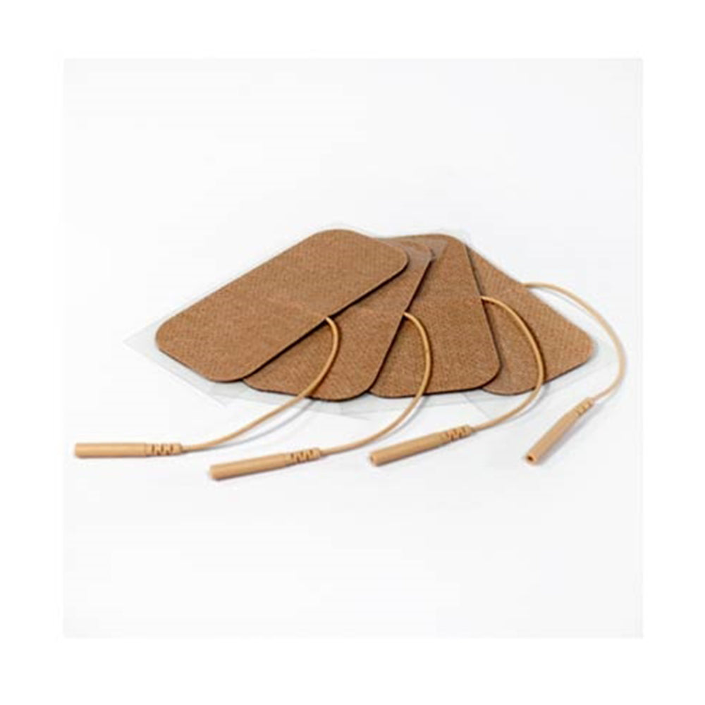 Rectangle Tan Cloth Electrode, 2 x 3 - 1