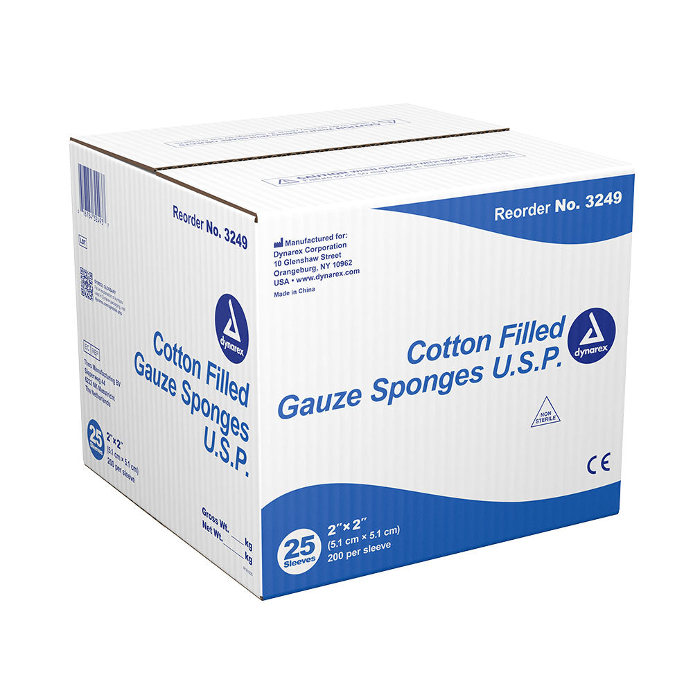 Buy Dynarex Cotton Filled Gauze Sponges and Pads