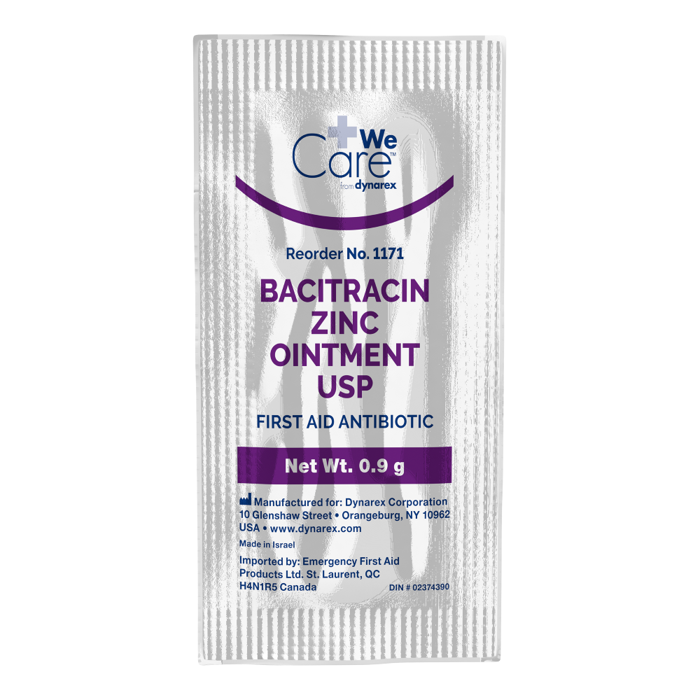 Bacitracin Zinc Ointment Tubes and Jars