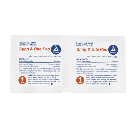 Sting &Amp; Bite Pad, Bulk Pack
