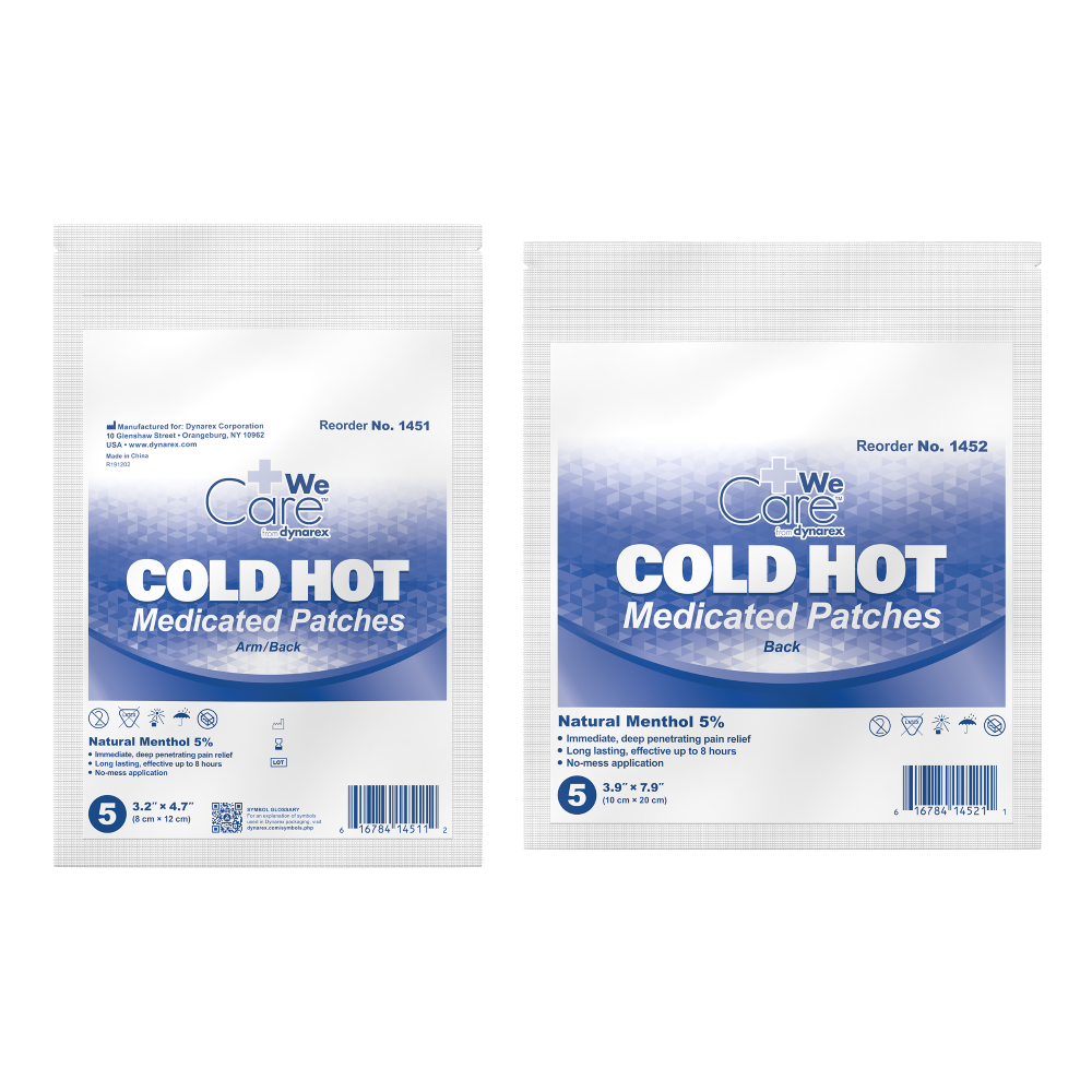 Buy Arm and Neck Cold Hot Medicated Patches - DMG Medical Supply