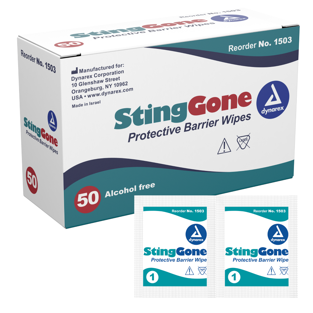 StingGone Protective Barrier Wipes