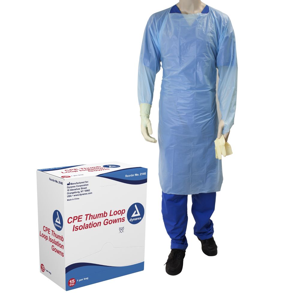 CPE/Thumb Loop Isolation Gowns