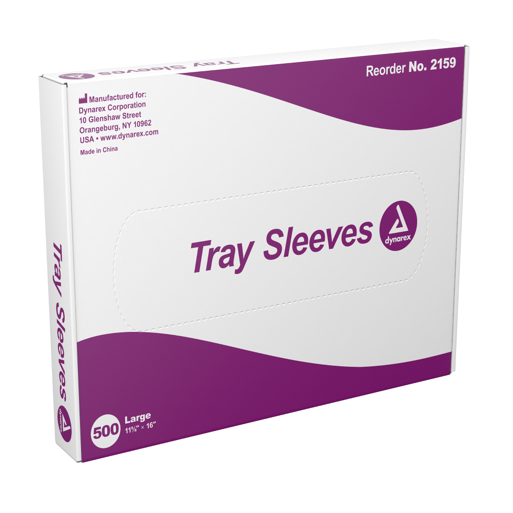 Large Dynarex Tray Sleeves - DMG Medical Supply