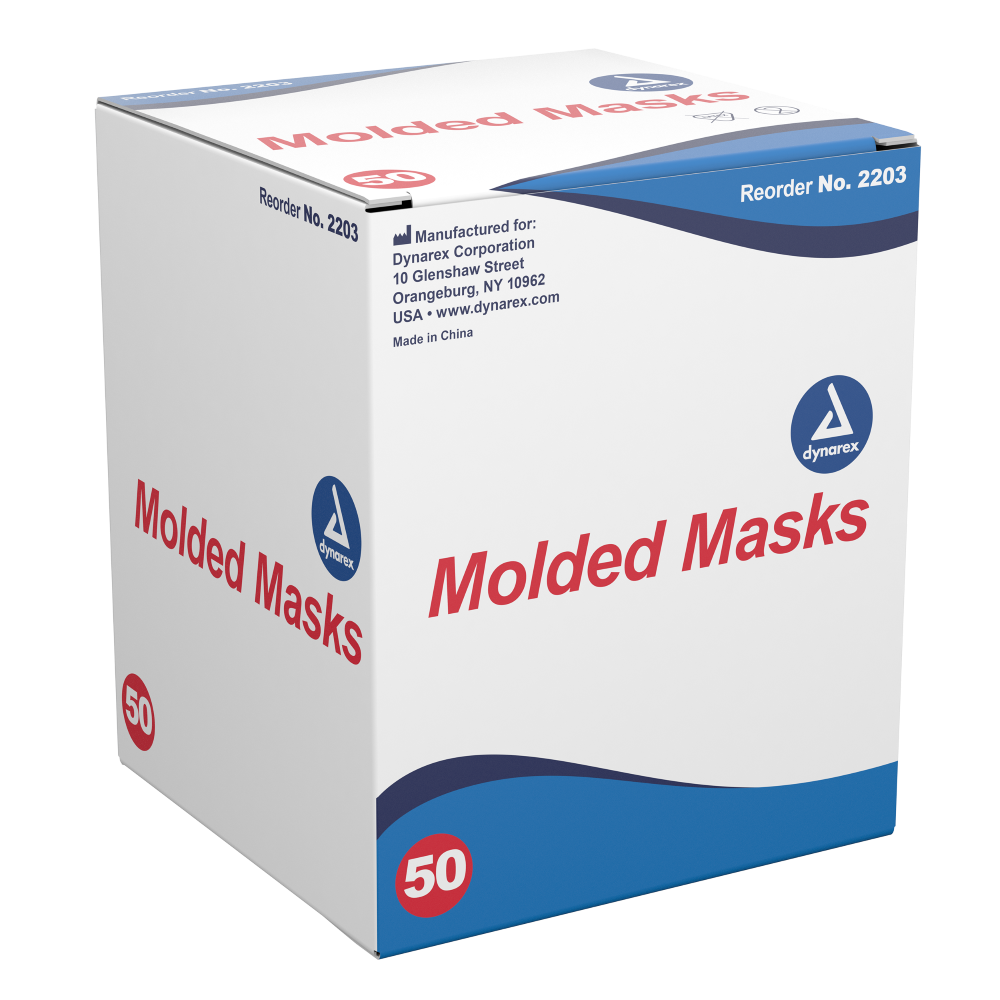 Molded Face Mask - Blue