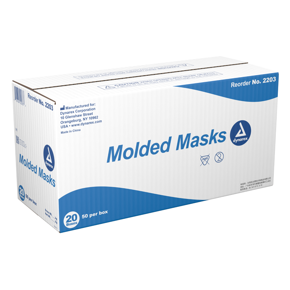 Molded Face Mask - Blue