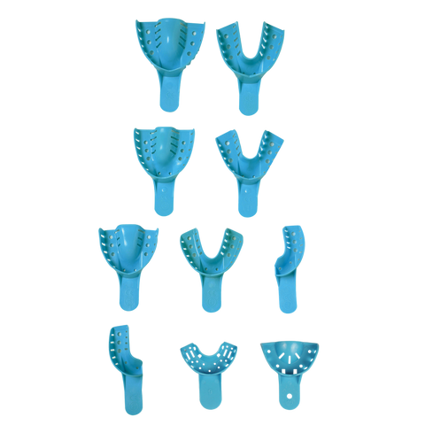 Dental Impression Trays in small, medium, and large sizes