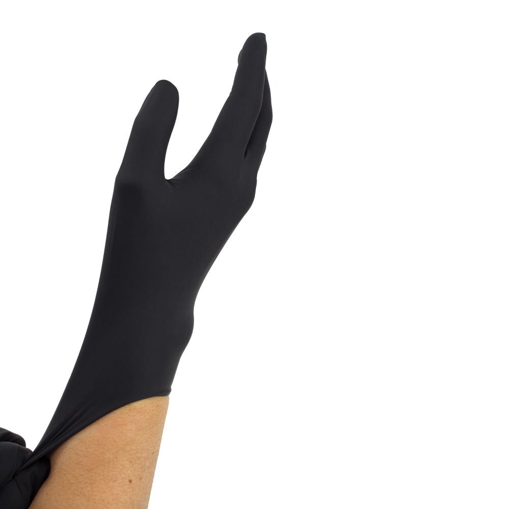 Black Arrow? Latex Exam Gloves- Powder-Free