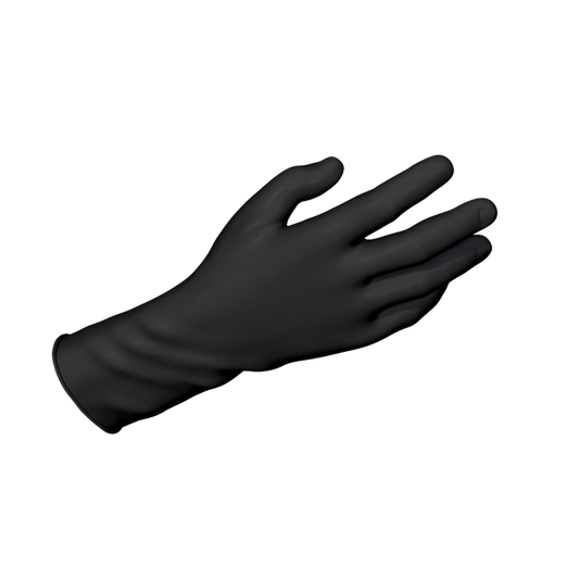 Safe-Touch? Black Nitrile Exam Gloves- Powder-Free