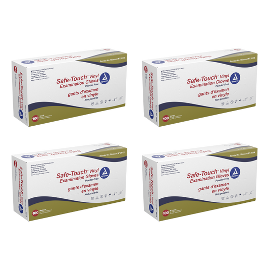Safe-Touch® Vinyl Exam Gloves- Powder-Free