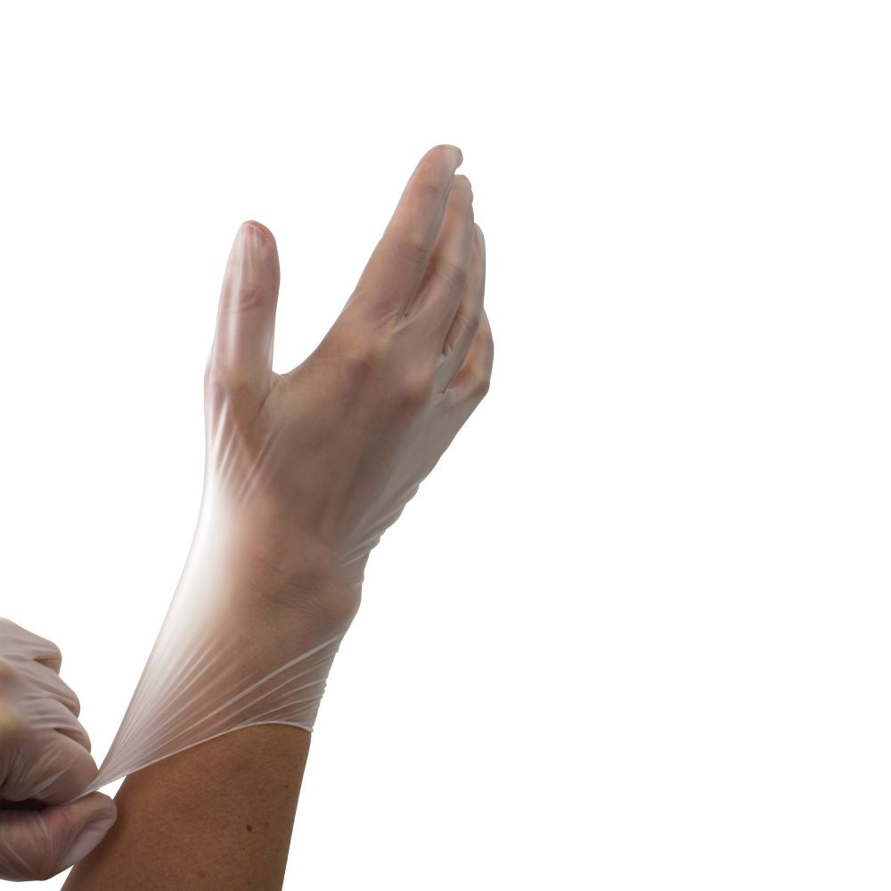 Safe-Touch® Vinyl Exam Gloves- Powder-Free
