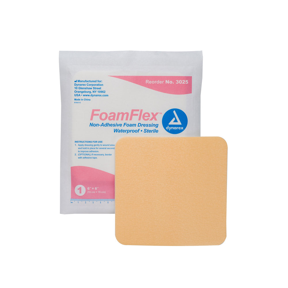 FoamFlex? Non-Adhesive Waterproof Foam Dressing