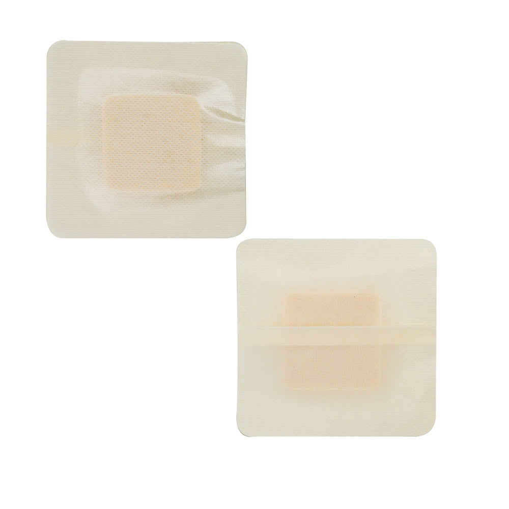 DynaFoam? AG Bordered Silver Foam Dressing - 4"x4"