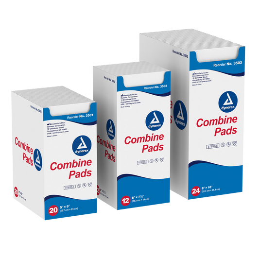 Combine Pads - Non-Sterile - (5ƒ?? x 9ƒ??, 8ƒ?? x 10ƒ??, 8ƒ?? x 7 1/2ƒ??)