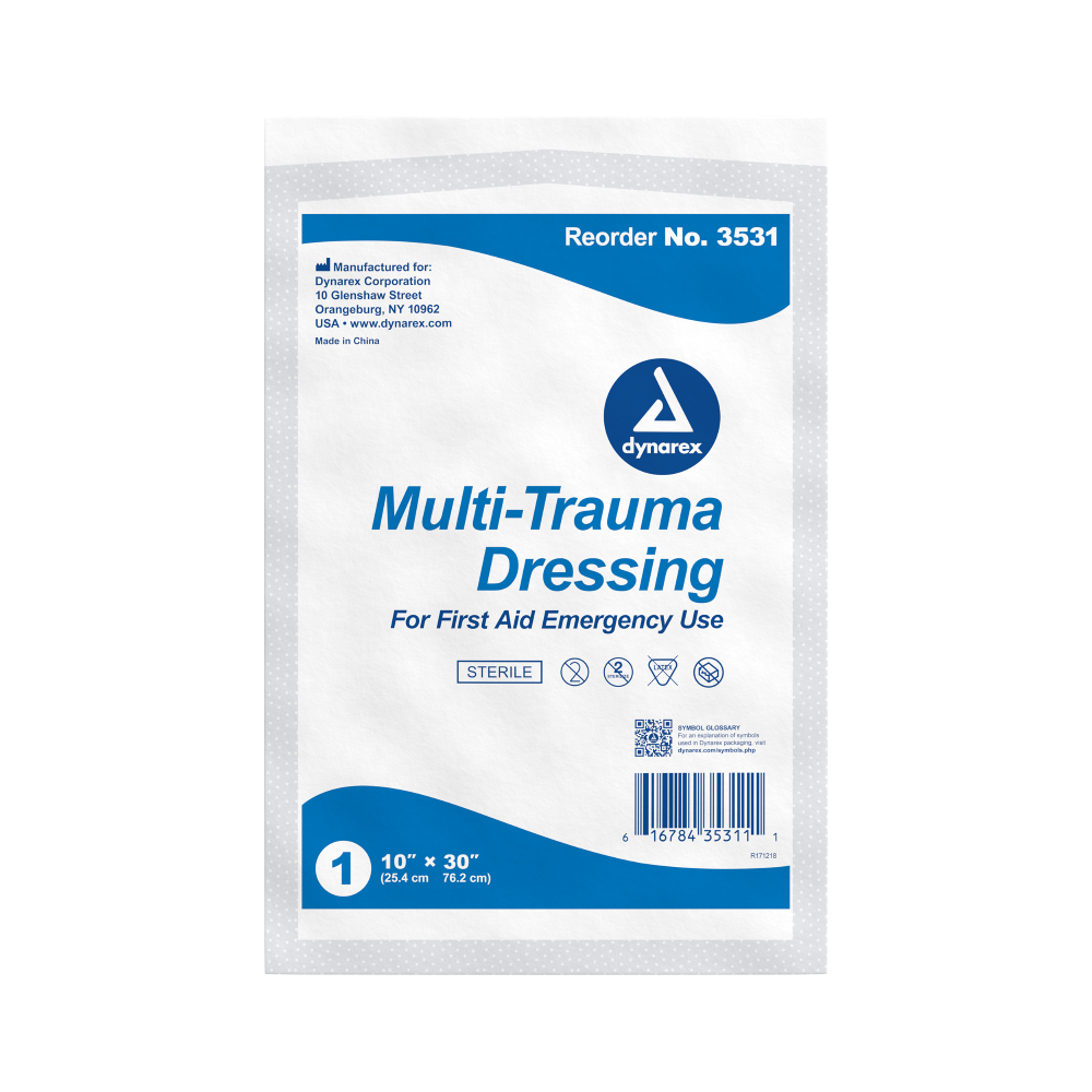 Multi-Trauma Dressing, Sterile - (10" x 30", 12" x 30")