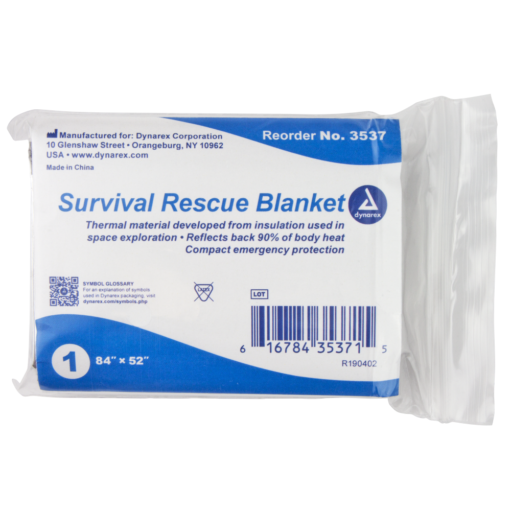 Emergency Survival Rescue Blanket (84" x 52")