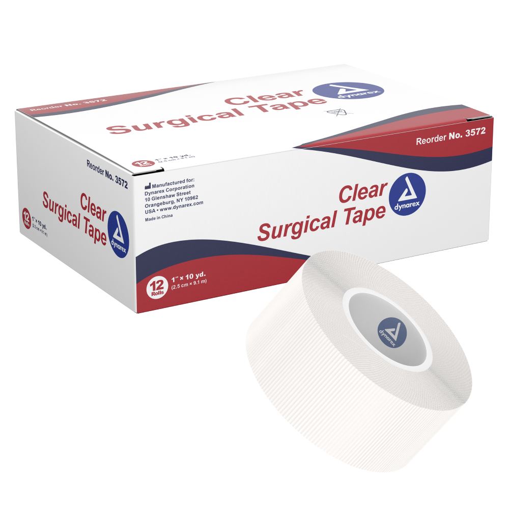 Surgical Tape Transparent, 1" x 10 yds