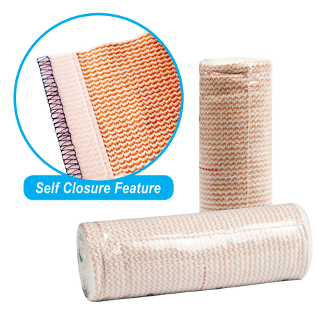 Elastic Bandage with Self-Closure