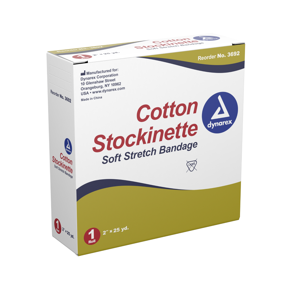 Cotton Stockinette (2", 3", 4", 6") x 25 yds